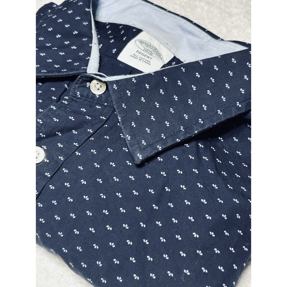 Brooks Brothers 1818 Men's XL Regent Fit 100% Cotton Long Sleeve Dress Shirt